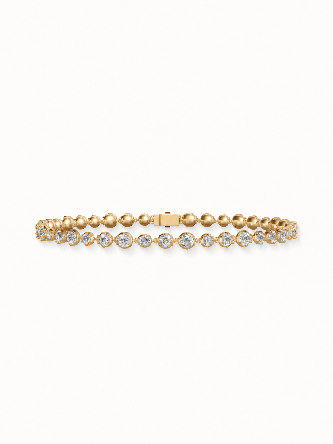 Diamond Bubble-Back Bracelet