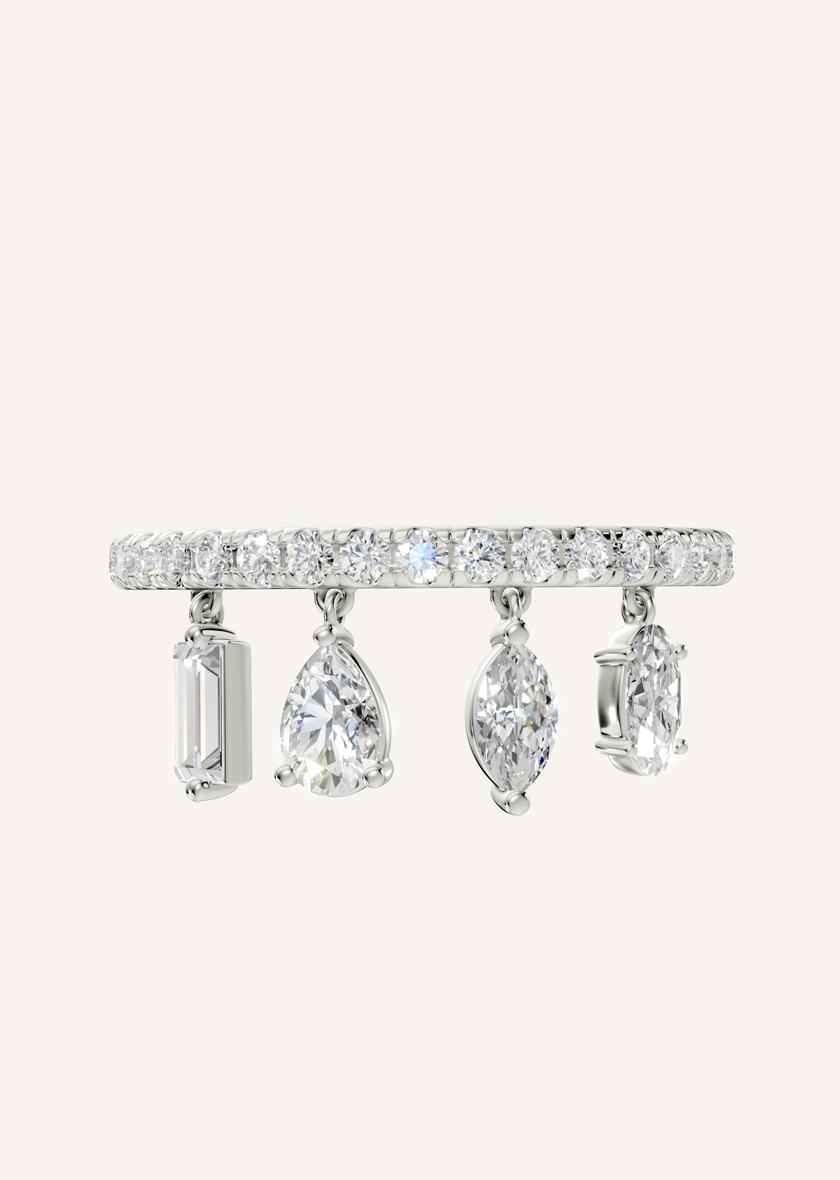 Dancing Diamonds Ring