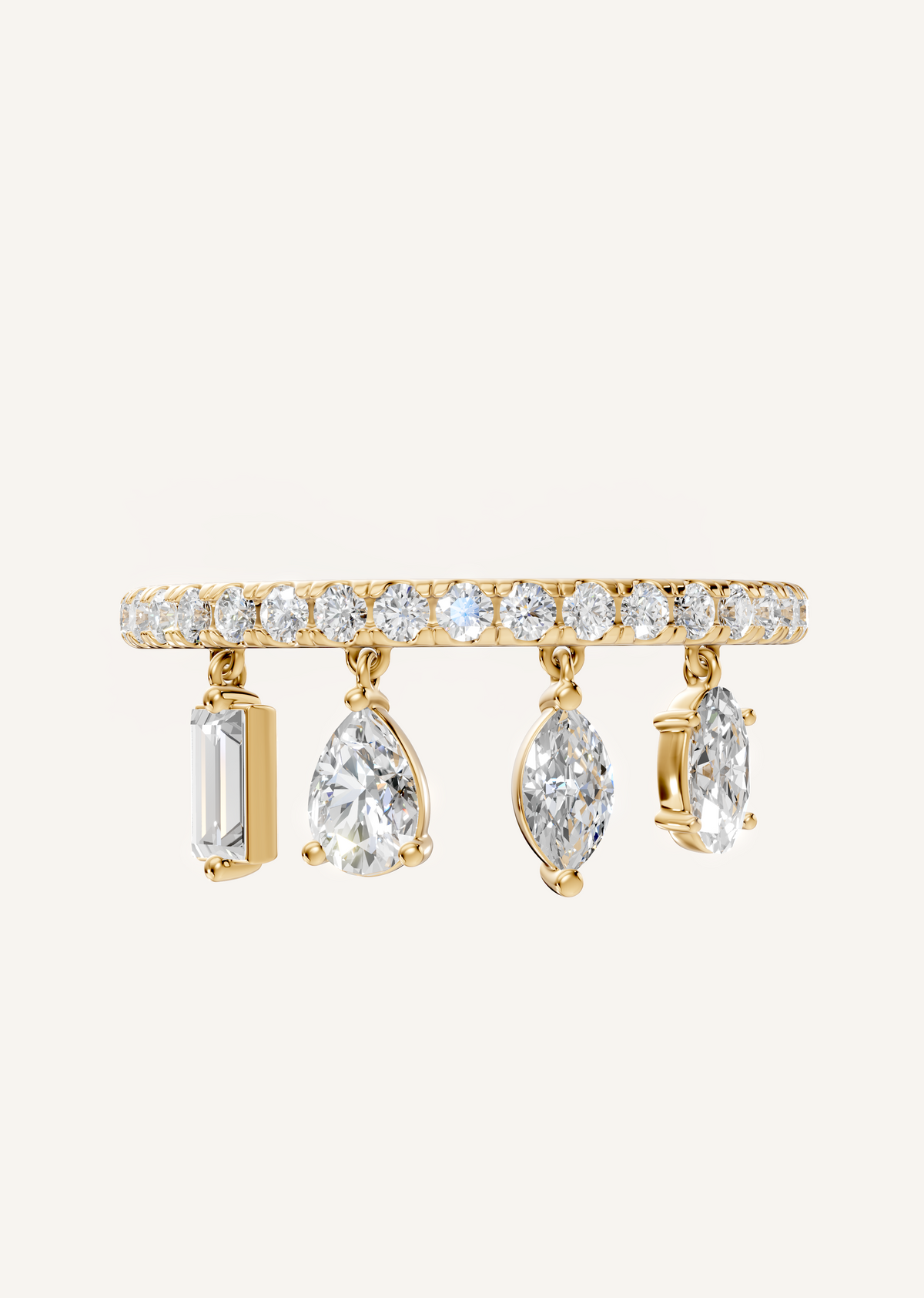 Dancing Diamonds Ring