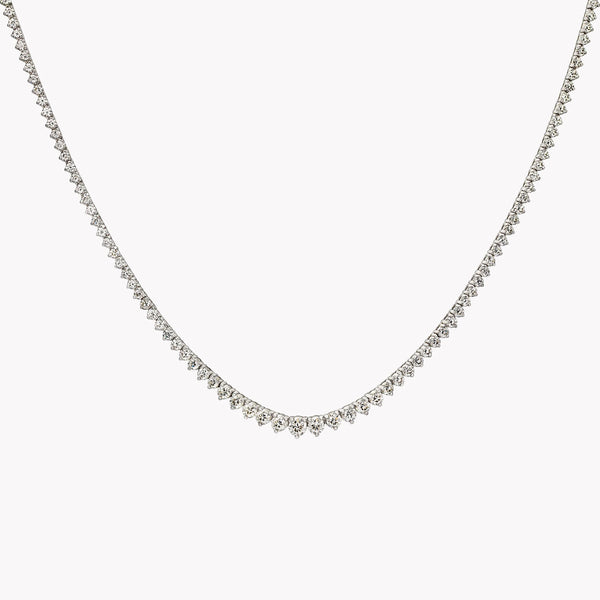 10.00 Graduating Tennis Necklace - alt view