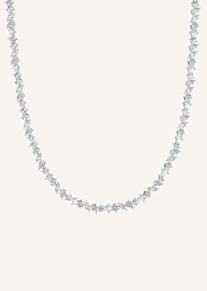 Diamond Mosaic Necklace