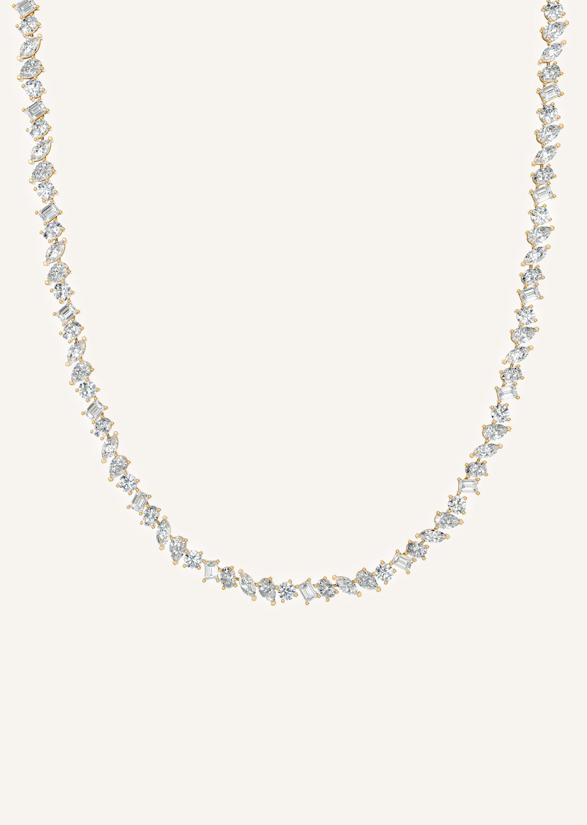 Diamond Mosaic Necklace
