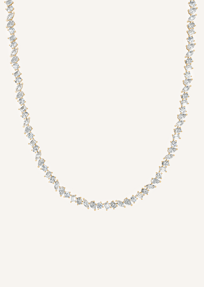 Diamond Mosaic Necklace