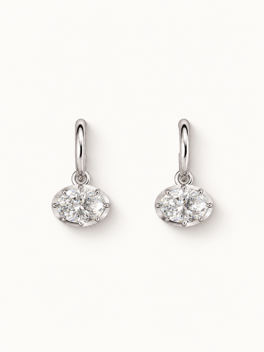 Diamond Oval Drops