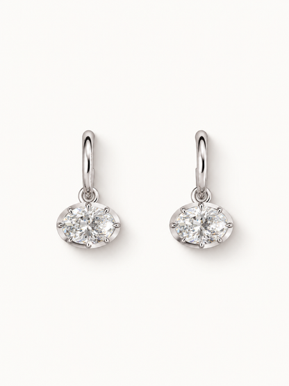 Diamond Oval Drops